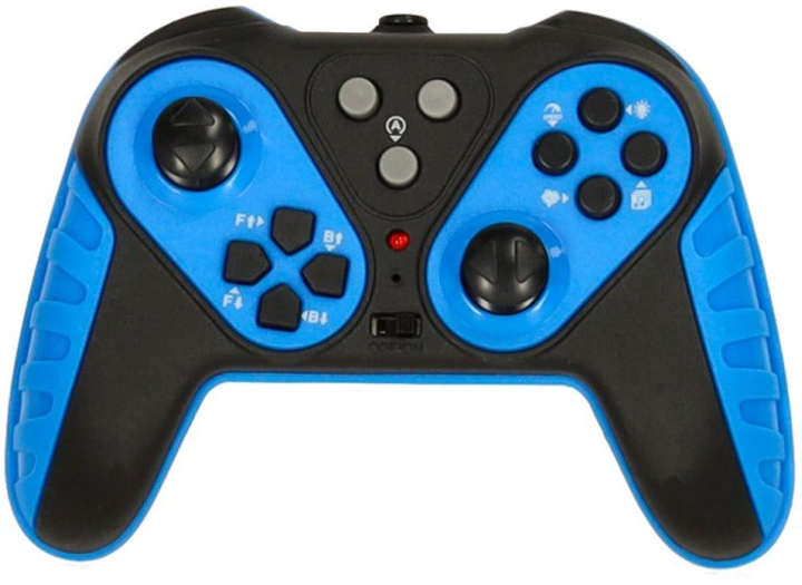 Автомобіль радіокерований KIK Stunt Racer з музикою і підсвіткою Синій (5903039751255) - зображення 4