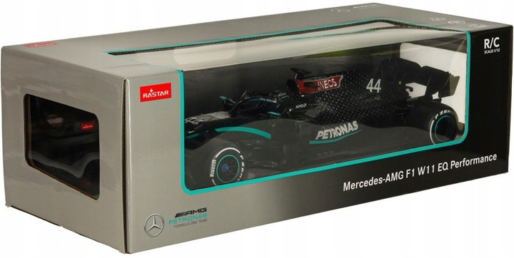 Автомобіль радіокерований Rastar 98400 Mercedes-AMG F1 W11 EQ Чорний (5903039753600) - зображення 1