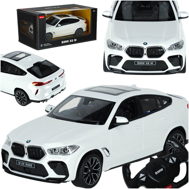 Автомобіль радіокерований Rastar 99200 BMW X6 M Білий (5903039753648) - зображення 1