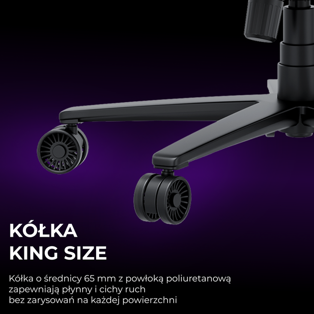 Fotel gamingowy Anda Seat Novis Plus XL Gray Fabric (AD23YC-XL-01-G-F-G04) - obraz 8