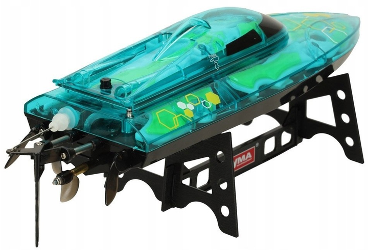 Катер радіокерований Revolt Q7 Illuminator Бірюзовий (5903039752351) - зображення 5