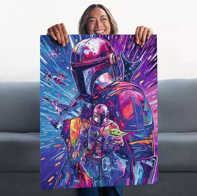 Пазл Ravensburger Star Wars Мандалорець 500 елементів 12001339 (4005555013396) - зображення 4