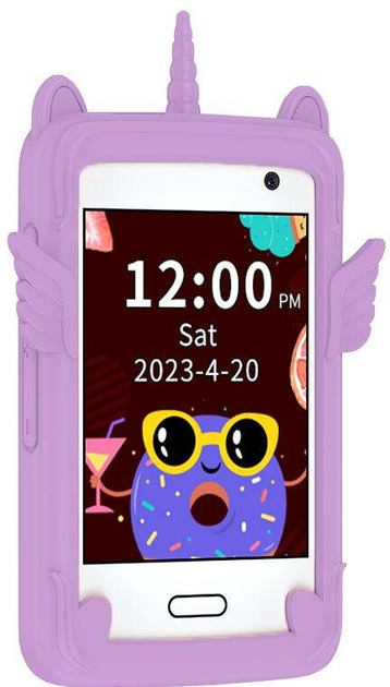 Телефон для дітей Bemi Tok Фіолетовий (BPHTOK01VT) (6972689173907) - зображення 1