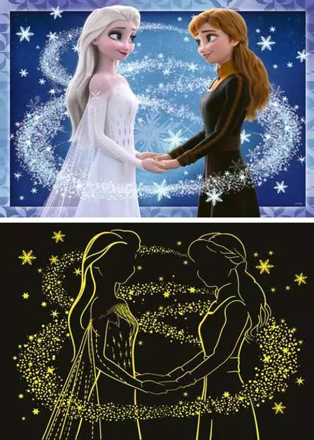 Puzzle Ravensburger Glow in the Dark Kraina Lodu 2 200 elementów 12952 (4005556129522) - obraz 2