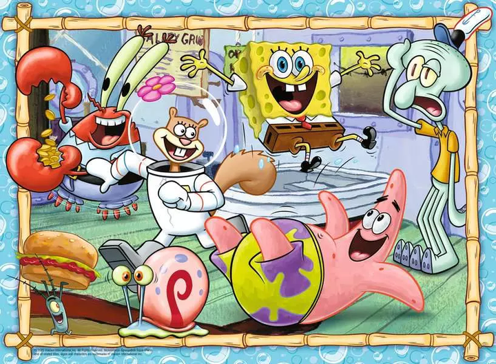 Puzzle Ravensburger Sponge Bob Kanciastoporty 200 elementów 12004234 (4005555042341) - obraz 2