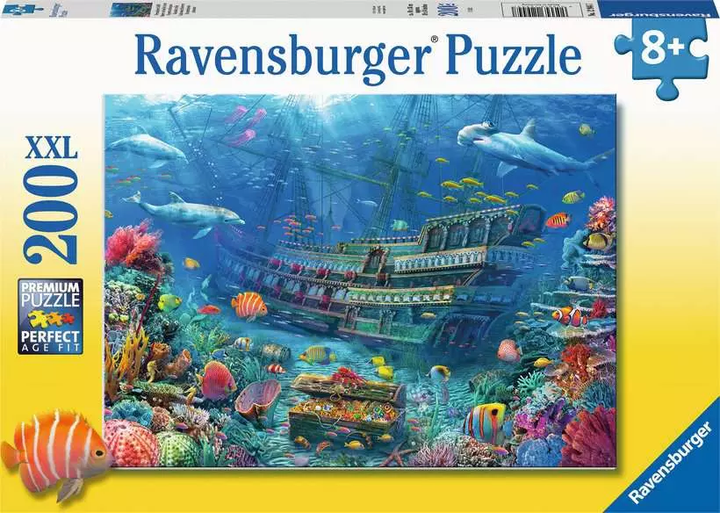 Puzzle Ravensburger Zatopiony statek 200 elementów 12944 (4005556129447) - obraz 1