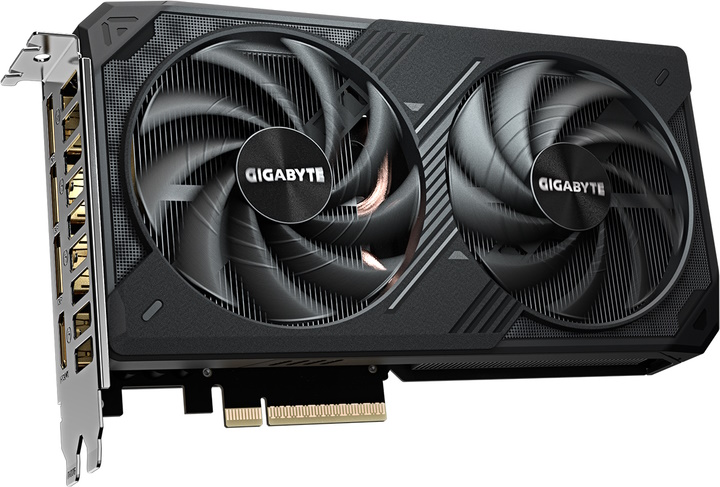 Відеокарта Gigabyte PCI-Ex GeForce RTX 5060 Ti Windforce OC 16GB GDDR7 (128bit) (2572/28000) (3 x DisplayPort, HDMI) (N506TWF2MAX_OC-16GD) - зображення 4