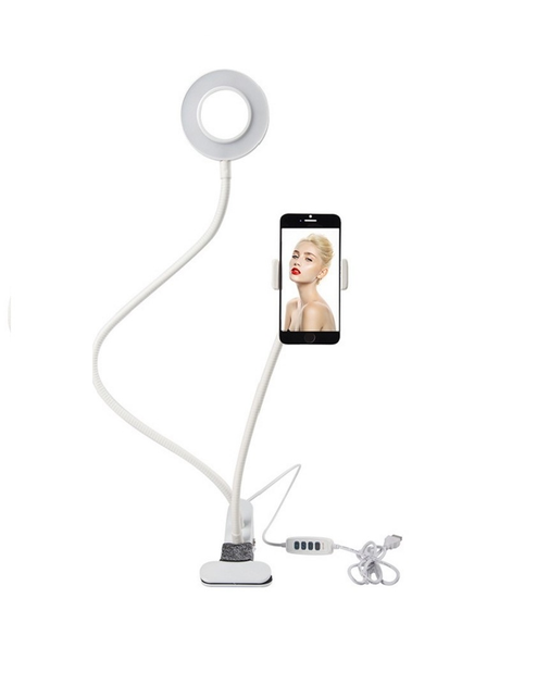 Световое кольцо Sonmax с держателем для телефона. Цвет White (BW002 ...