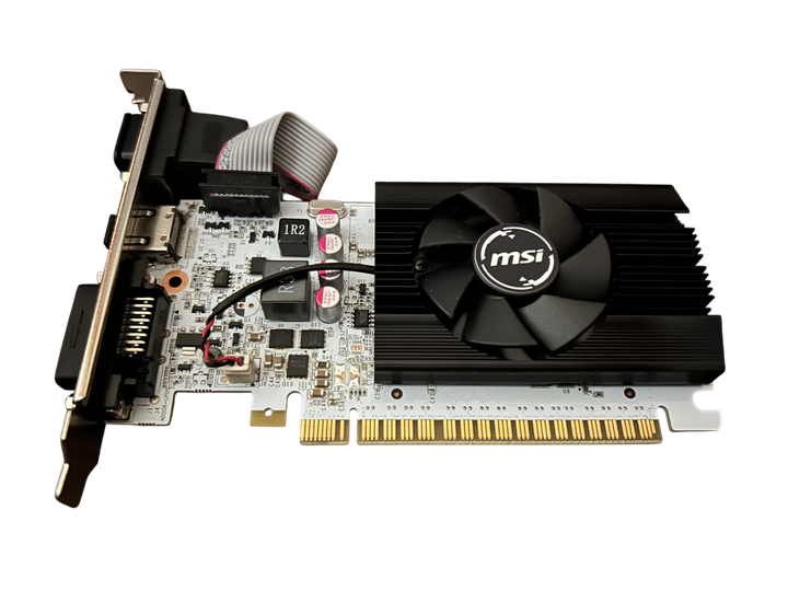 Видеокарта GT 730 2GB MSI GDDR5 (N730K-2GD5LP/OC) Б/B - Б/У - изображение 3