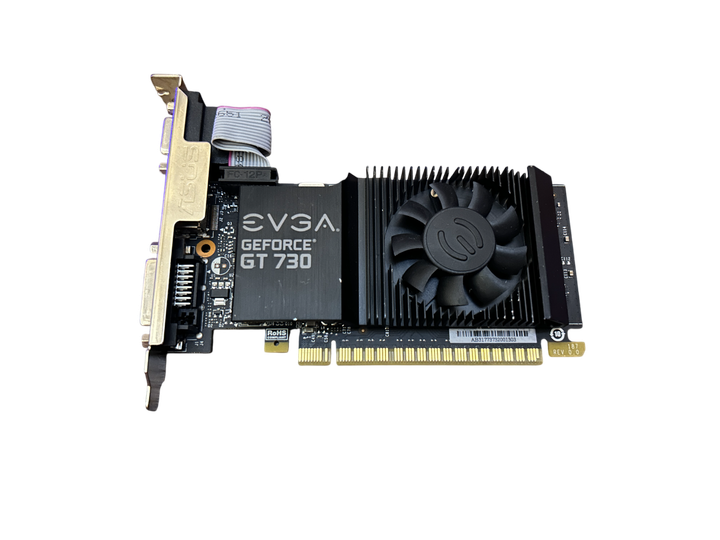 Видеокарта GT 730 2GB EVGA LP (02G-P3-3732-KR) Б/B - Б/У - Фото 2 Видеокарта GT 730 2GB EVGA LP (02G-P3-3732-KR) Б/B - Б/У - изображение 2