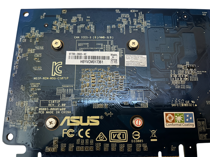Видеокарта GT 730 2GB Asus DDR3 (GT730-2GD3-V2) Б/У - Фото 6 Видеокарта GT 730 2GB Asus DDR3 (GT730-2GD3-V2) Б/У - изображение 6