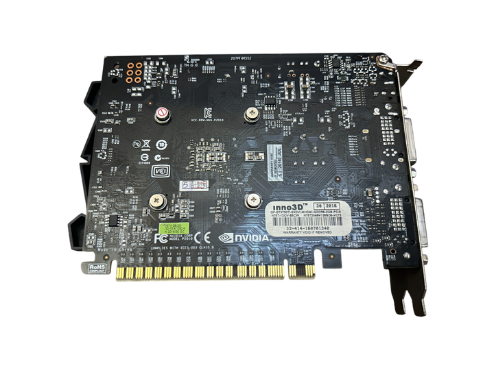 Видеокарта GTX 750Ti 2GB Inno3D GDDR5 (N75T-1DDV-E5CW) Б/B - Б/У - Фото 5 Видеокарта GTX 750Ti 2GB Inno3D GDDR5 (N75T-1DDV-E5CW) Б/B - Б/У - изображение 5