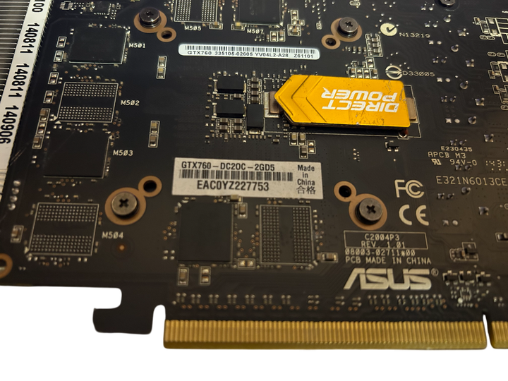 Видеокарта GTX 760 2GB Asus GDDR5 (GTX760-DC2OC-2GD5) Б/B - Б/У - Фото 5 Видеокарта GTX 760 2GB Asus GDDR5 (GTX760-DC2OC-2GD5) Б/B - Б/У - изображение 5
