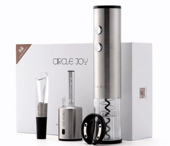 Винний набір Circle Joy Wine Set CJ-TZ02 Сріблястий - изображение 2
