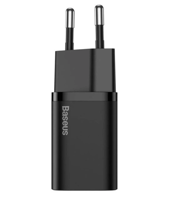 МЗП Baseus Super Si Quick Charger 1C 30W EU Чорний - изображение 3