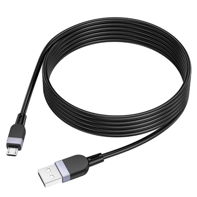 Кабель Hoco X109 Energy silicone charging data cable Micro (2M) Чорний - Фото 1 Кабель Hoco X109 Energy silicone charging data cable Micro (2M) Чорний - зображення 1