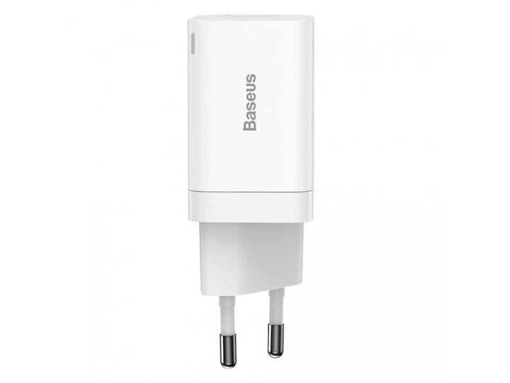 МЗП Baseus Super Si Pro Quick Charger C+U 30W EU Білий - Фото 2 МЗП Baseus Super Si Pro Quick Charger C+U 30W EU Білий - зображення 2