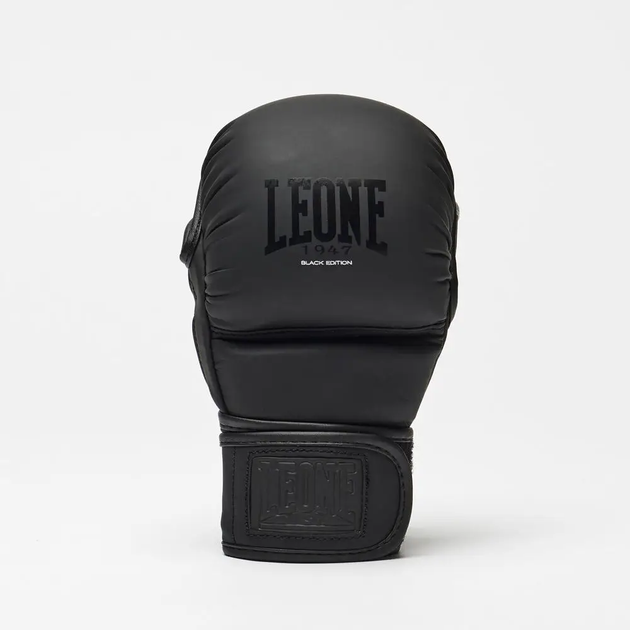Рукавички греплінгові для ММА з капою Leone BLACK Edition розмір XL, чорні - изображение 2