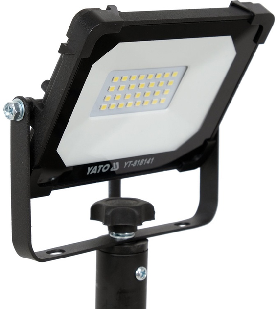 Прожектор YATO YT-818141 SMD LED зі стійкою 20 Вт 1900 лм (5906083072635) - зображення 4