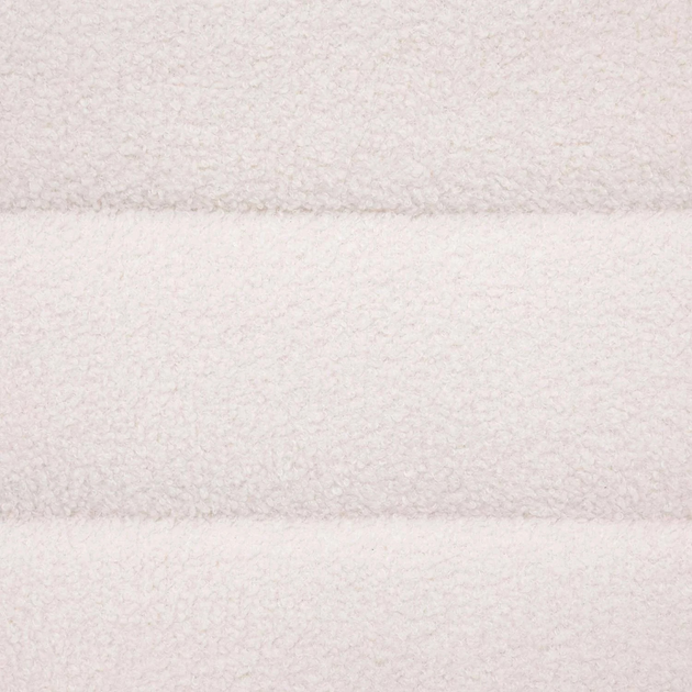 Пуф для вітальні Atmosphera Sinan з ефектом букле Білий (3560231642754) - зображення 3