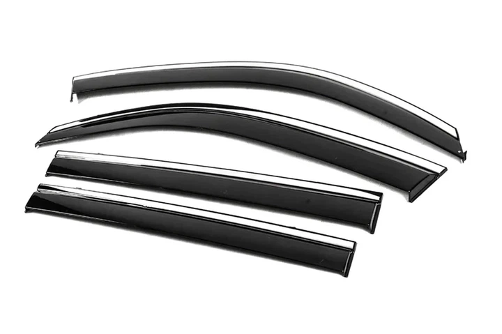 Ветровики для Toyota Land Cruiser 200 2007-2021 (4 шт), Дефлекторы окон Toyota Land Cruiser 200 - Фото 2 Ветровики для Toyota Land Cruiser 200 2007-2021 (4 шт), Дефлекторы окон Toyota Land Cruiser 200 - изображение 2