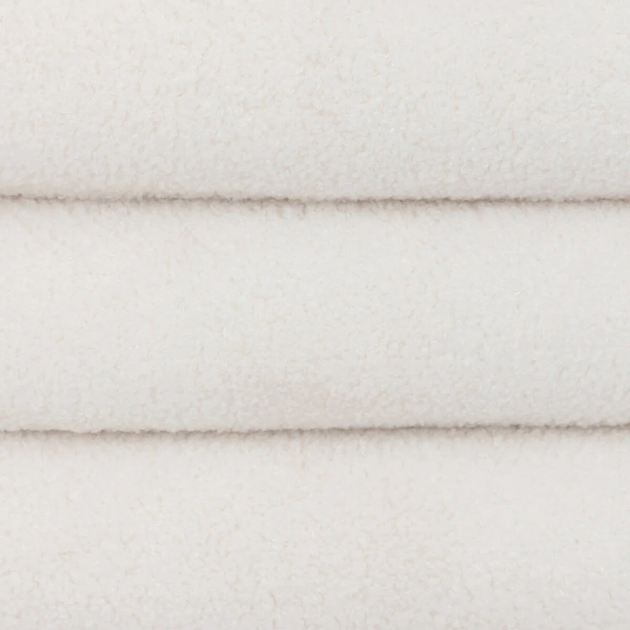 Pufa Atmosphera Giulia tapicerowana z funkcją przechowywania Biała (3560232860072) - obraz 4