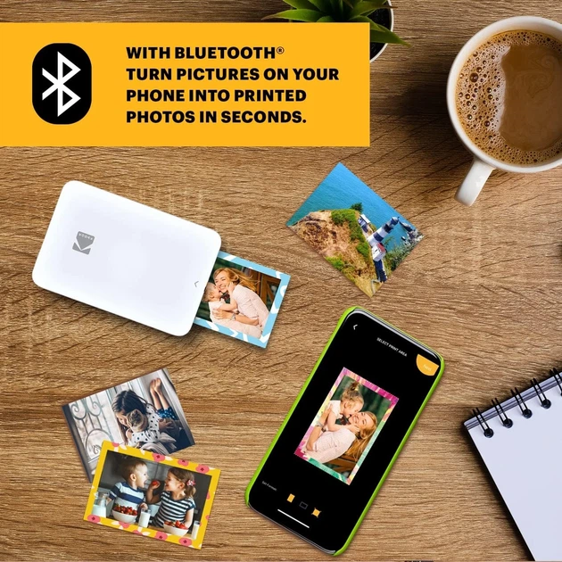 Беспроводной фотопринтер Kodak STEP Slim White Б/В - изображение 6