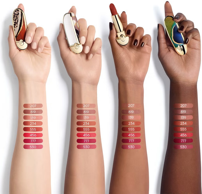 Змінний блок Помада для губ Guerlain Rouge G Velvet 819 Le Brun Cajou 3.5 г (3346470442979) - зображення 6