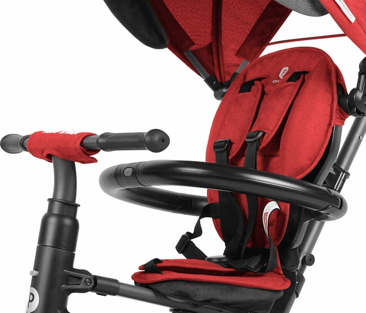 Rowerek trójkołowy Qplay Rito Star Czerwony 4536 (5061047480229) - obraz 7