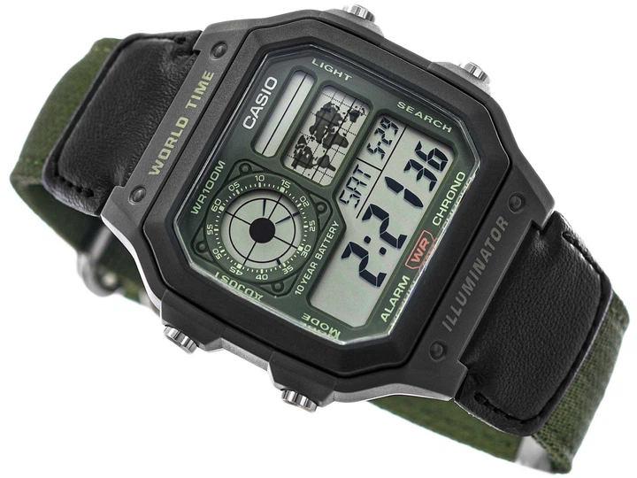 Мужские часы CASIO AE-1200WHB-3BVDF - изображение 5
