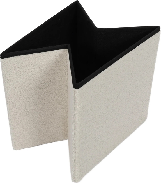 Pufa Storage solutions Bini ze schowkiem Beżowa (5902973458718) - obraz 5