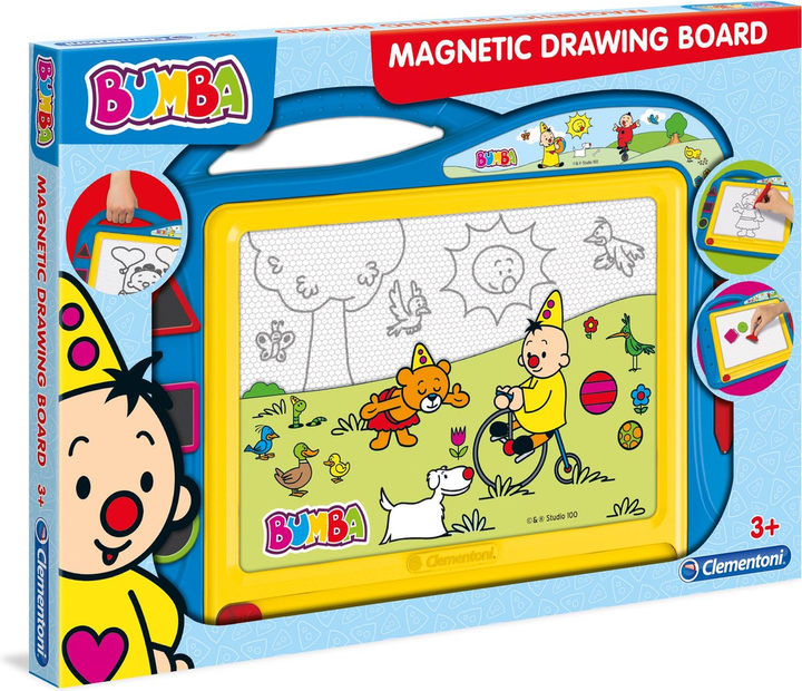 Magnetyczna tablica do rysowania Clementoni Magic Drawing Board Bumba (8005125668519) - obraz 2