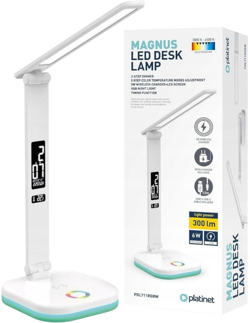 Настільна лампа Platinet PDL711RGBW - зображення 7
