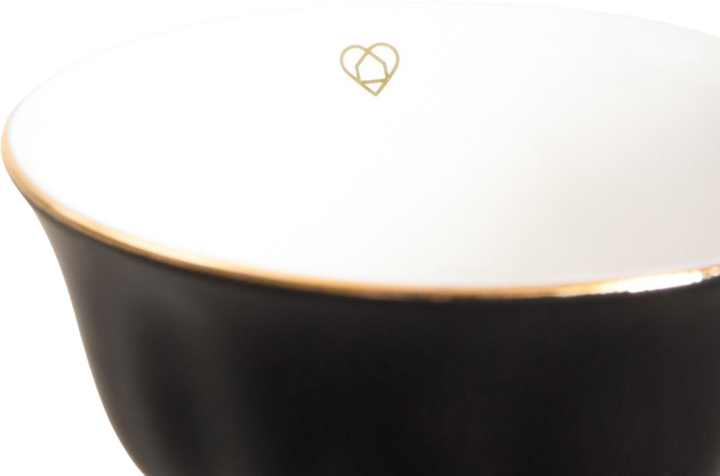 Filiżanka ze spodkiem Homla Barik czarna 0,15 l (5906496750472) - obraz 3