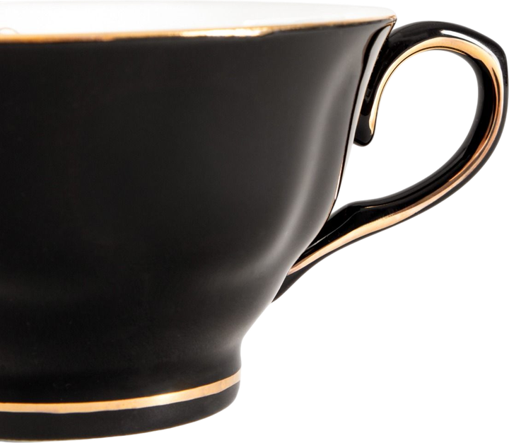 Filiżanka ze spodkiem Homla Barik czarna 0,15 l (5906496750472) - obraz 4