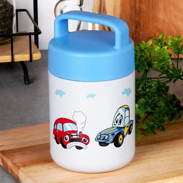 Термос для їжі Orion Auto сталевий Кольоровий 450 мл (8592381166052) - зображення 4