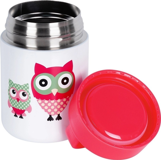 Термос для їжі Orion Sowa сталевий Кольоровий 450 мл (8592381166045) - зображення 2