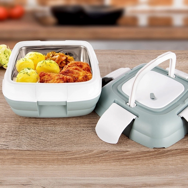 Термос для їжі Orion Termo сталевий Зелений 1.9 л (8592381214326) - зображення 5