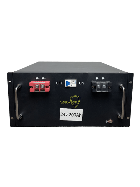 Аккумулятор LiFePo4 (Литий-железо-фосфатный) Warmsof 24v 200ah BMS - Фото 1 Аккумулятор LiFePo4 (Литий-железо-фосфатный) Warmsof 24v 200ah BMS - изображение 1