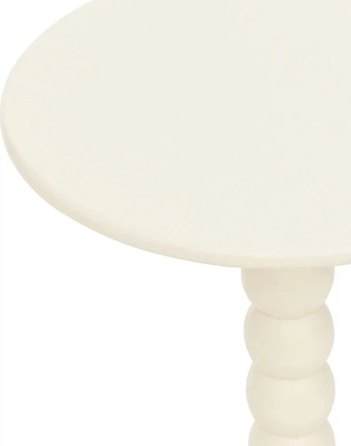 Журнальний столик Atmosphera Chamlo круглий 38 x 46.5 см Білий (3560232977794) - зображення 2