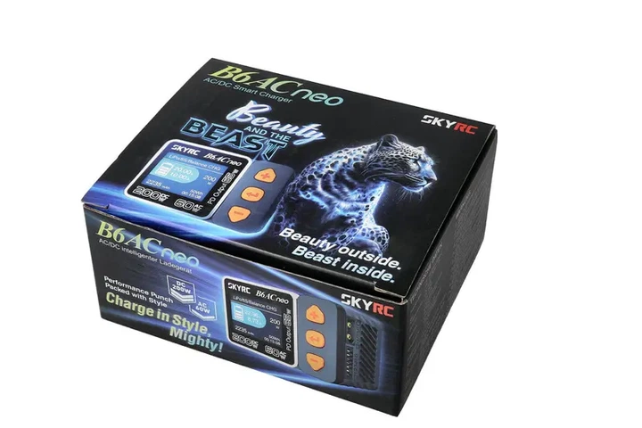 Розумне зарядне SkyRC B6ACneo SK-100200-01, LiPo LiHV LiFe Liion 1-6S, NiMh, Pb, 200W 10А, від 220V - изображение 6