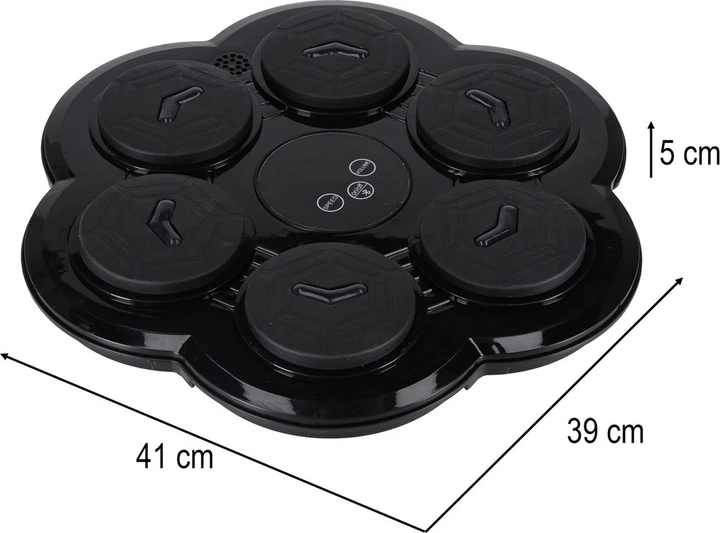 Мішень боксерська електронна KIK LED, USB, музика, рукавиці KX3007 (5903039768123) - зображення 12