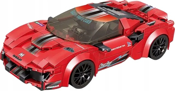 Набір кубиків Спортивні автомобілі червоні ZKL.TC1720 (5903864982213) - зображення 3