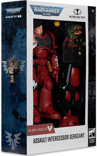 Фігурка McFarlane WARHAMMER 40K Assault Intercessor Sergeant - Blood Angel - 7in 10948mcf (787926109481) - зображення 5
