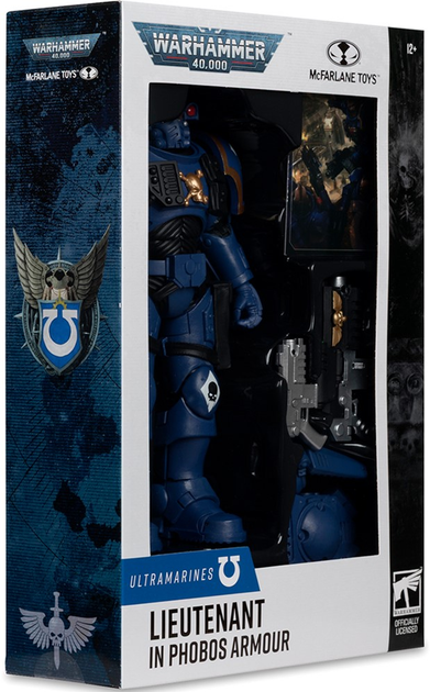 Фігурка McFarlane WARHAMMER 40K Lieutenant in Phobos Armour - Ultramarines - 7in 10906mcf (787926109061) - зображення 5