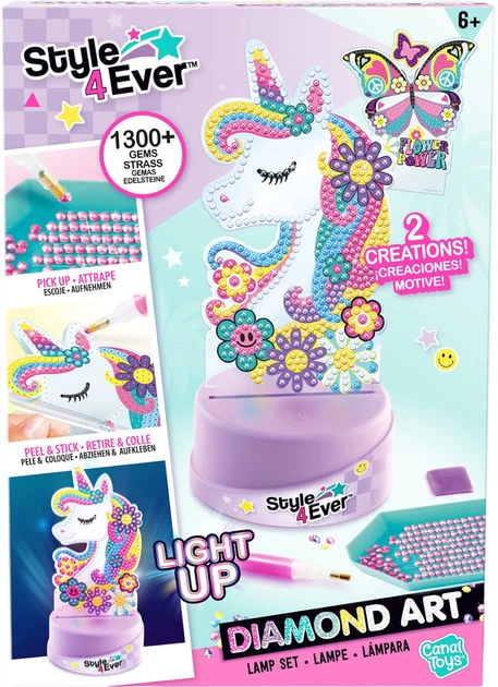 Zestaw kreatywny Canal Toys Style 4 Ever Diamond Art Dekor z podświetleniem OFG299 (3555801288166) - obraz 2