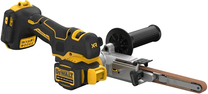 Напилок DeWalt стрічковий акумуляторний безщітковий DCM200N (5035048795156) - зображення 7