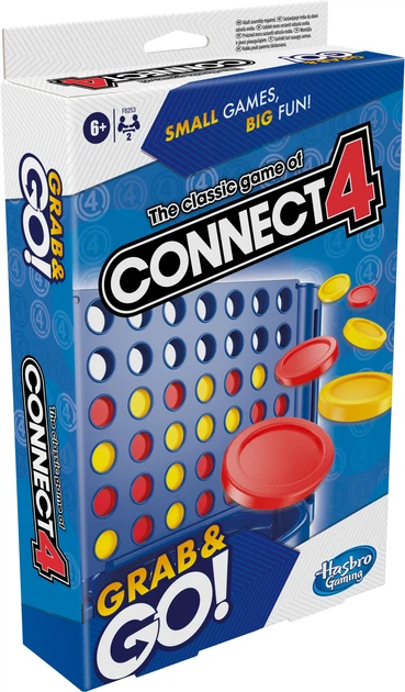 Gra planszowa podróżna Hasbro Połącz 4 429875222 (5010996239921) - obraz 1