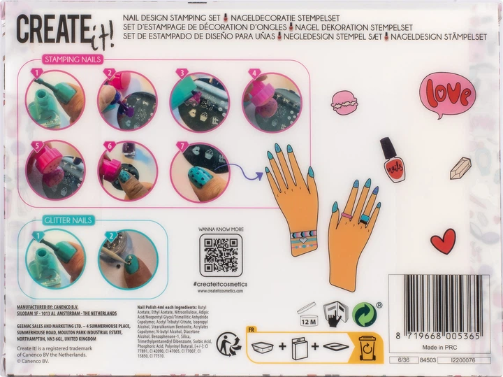 Zestaw do zdobienia paznokci Create it! TOYS84503 (8719668005365) - obraz 3