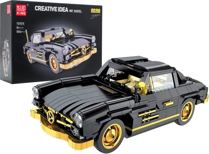 Набір кубиків Ретро-машинка 886 елементів ZKL.10005 (5903864945065) - зображення 2